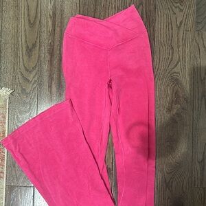 Bright Pink Flared Pants - Good condition